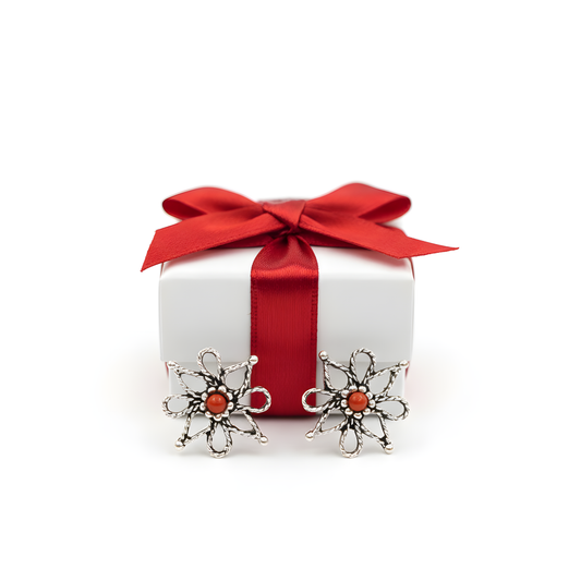 Red Blossom Filigree